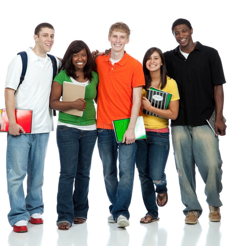 Étudiants universitaires multiculturels photo stock Étudiants universitaires multiculturels photo stock