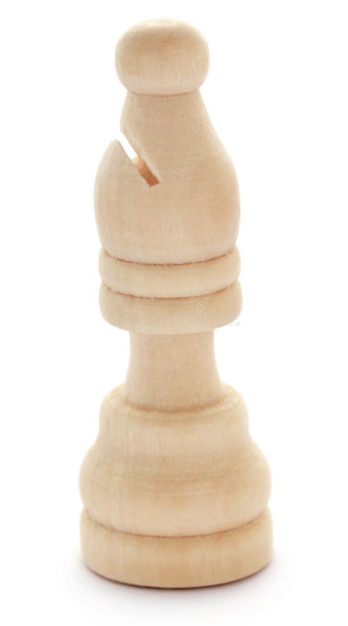 Évêque en bois d'échecs photo stock Évêque en bois d'échecs photo stock