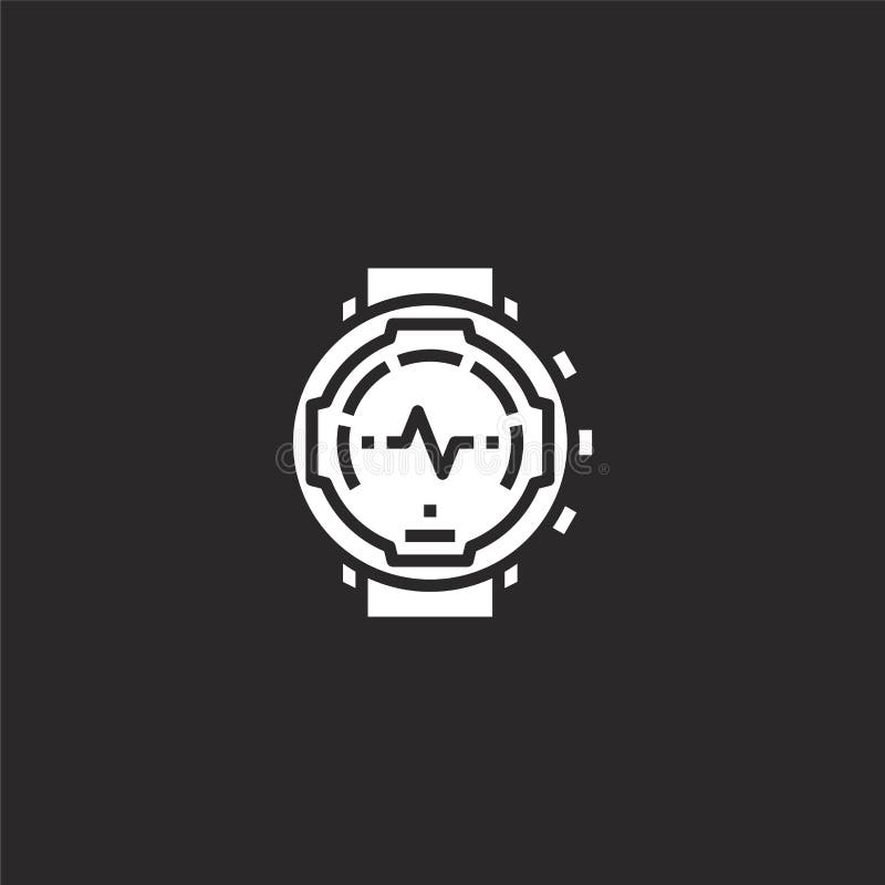 ícone assistir Ícone de relógio preenchido para design de site e desenvolvimento de aplicativos móveis ícone de observação de col ilustração stock ícone assistir Ícone de relógio preenchido para design de site e desenvolvimento de aplicativos móveis ícone de observação de col ilustração stock