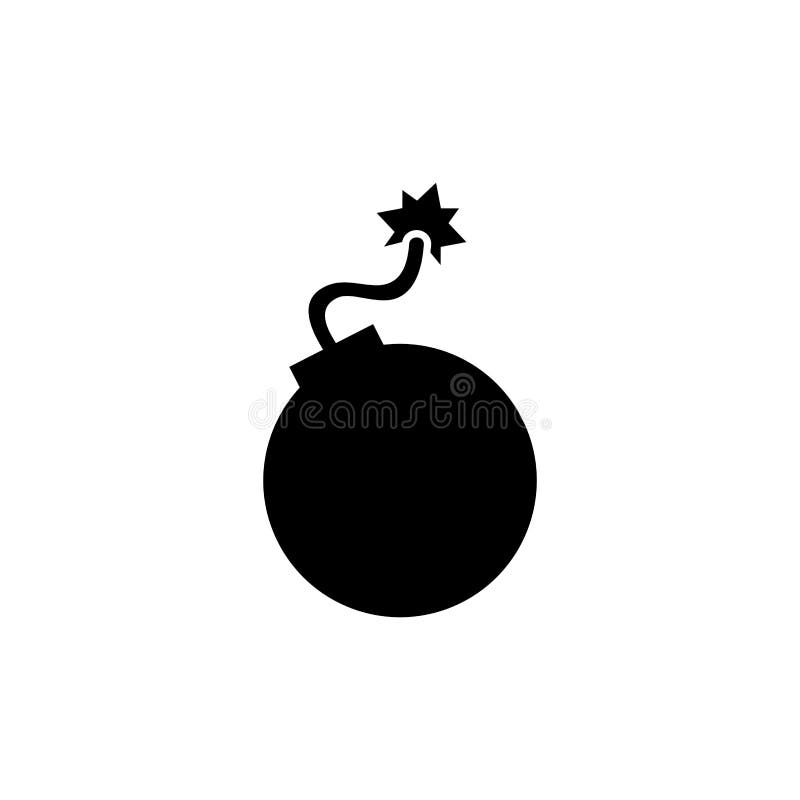 Ícone Bomba ilustração stock