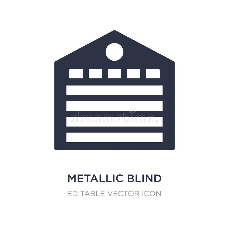 ícone cego metálico no fundo branco Ilustração simples do elemento do conceito das construções ilustração do vetor ícone cego metálico no fundo branco Ilustração simples do elemento do conceito das construções ilustração do vetor