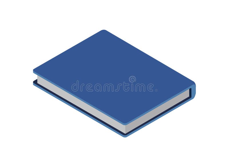 Ícone 3D isométrico do caderno ou do diário ilustração stock Ícone 3D isométrico do caderno ou do diário ilustração stock