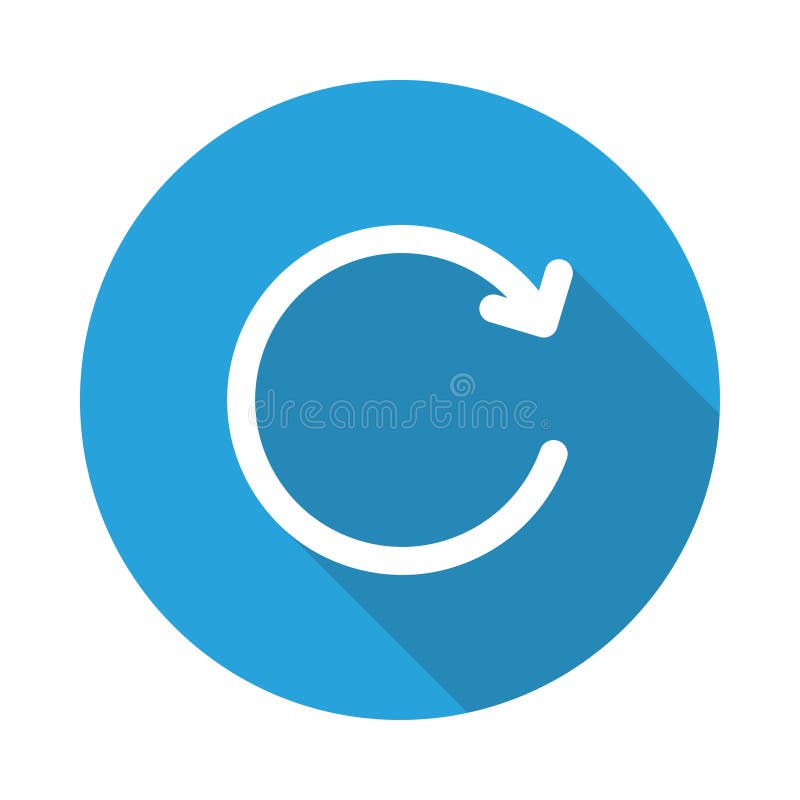 Ícone de bolha de atualização ilustração stock