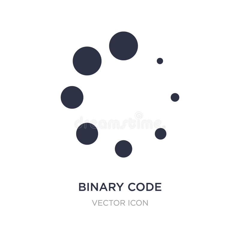 ícone da carga do código binário no fundo branco Ilustração simples do elemento do conceito de UI ilustração do vetor ícone da carga do código binário no fundo branco Ilustração simples do elemento do conceito de UI ilustração do vetor