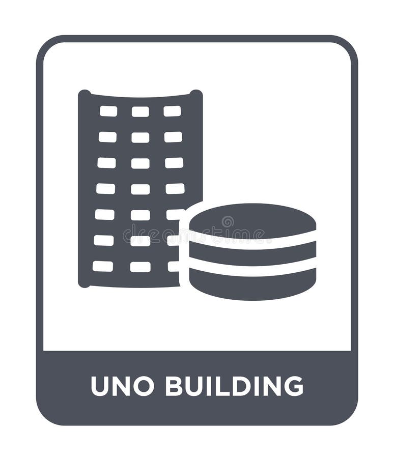 ícone da construção da ONU no estilo na moda do projeto ícone da construção da ONU isolado no fundo branco ícone do vetor da cons ilustração stock ícone da construção da ONU no estilo na moda do projeto ícone da construção da ONU isolado no fundo branco ícone do vetor da cons ilustração stock