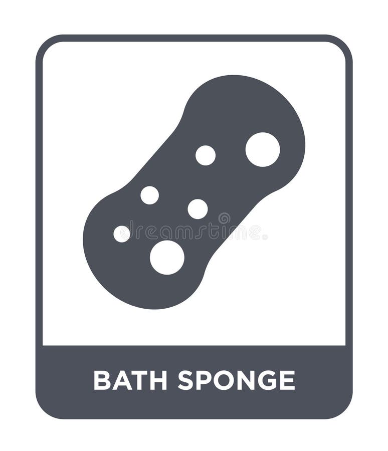 ícone da esponja do banho no estilo na moda do projeto ícone da esponja do banho isolado no fundo branco ícone do vetor da esponj ilustração royalty free ícone da esponja do banho no estilo na moda do projeto ícone da esponja do banho isolado no fundo branco ícone do vetor da esponj ilustração royalty free