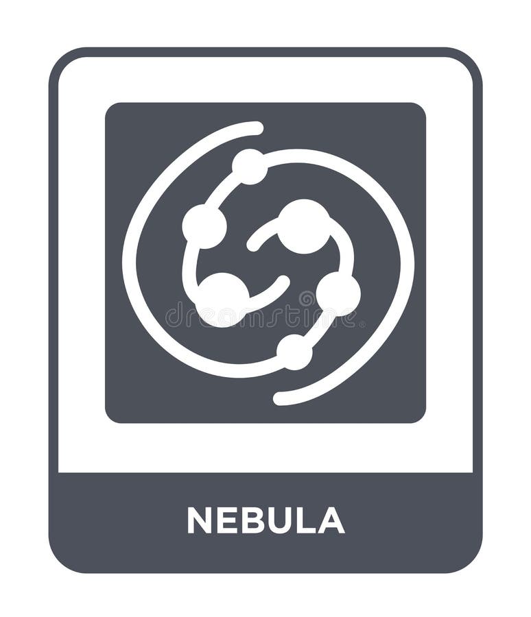 ícone da nebulosa no estilo na moda do projeto ícone da nebulosa isolado no fundo branco símbolo liso simples e moderno do ícone ilustração royalty free ícone da nebulosa no estilo na moda do projeto ícone da nebulosa isolado no fundo branco símbolo liso simples e moderno do ícone ilustração royalty free