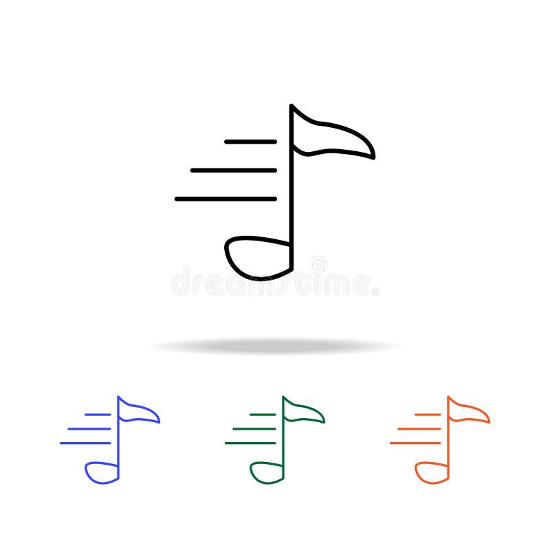 Ícone da nota musical Elementos do ícone simples da Web na multi cor Ícone superior do projeto gráfico da qualidade Ícone simples ilustração royalty free Ícone da nota musical Elementos do ícone simples da Web na multi cor Ícone superior do projeto gráfico da qualidade Ícone simples ilustração royalty free