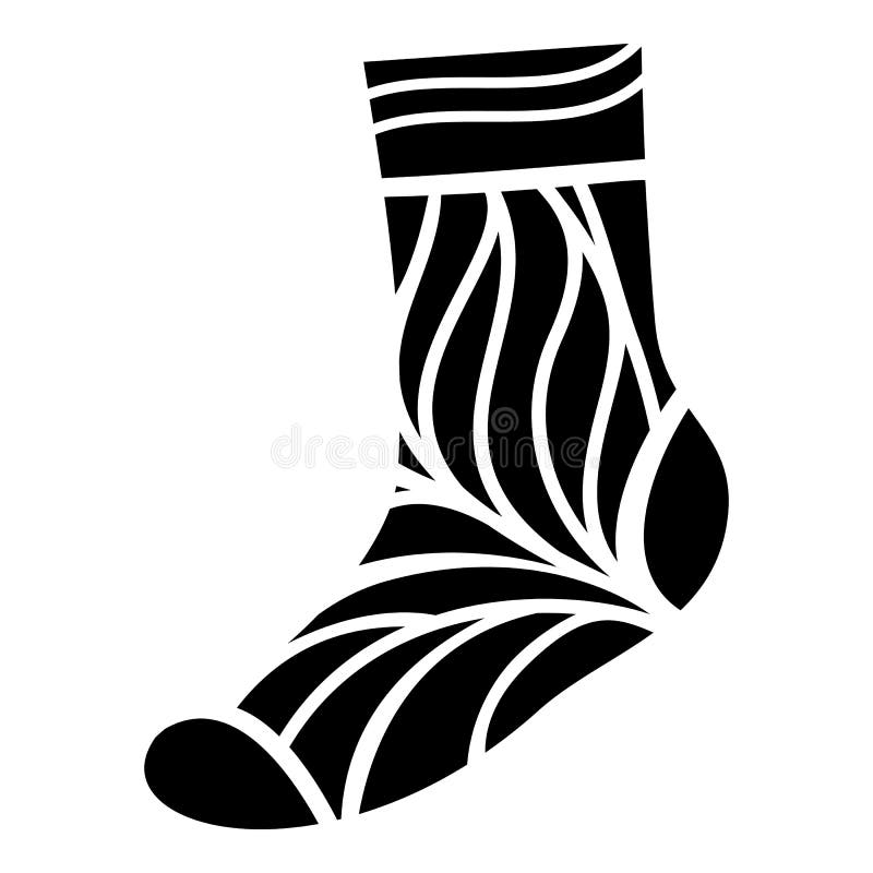 Ícone da peúga do algodão, estilo simples ilustração do vetor Ícone da peúga do algodão, estilo simples ilustração do vetor