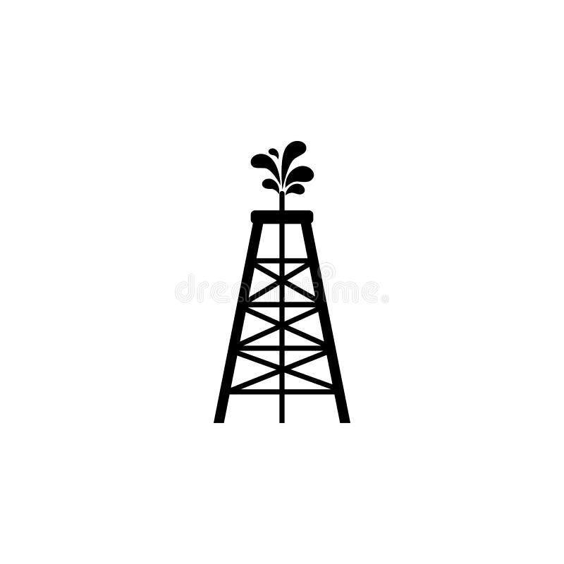 Ícone da torre de óleo Lubrifique elementos de um ícone do gás Ícone superior do projeto gráfico da qualidade Ícone simples para ilustração royalty free Ícone da torre de óleo Lubrifique elementos de um ícone do gás Ícone superior do projeto gráfico da qualidade Ícone simples para ilustração royalty free