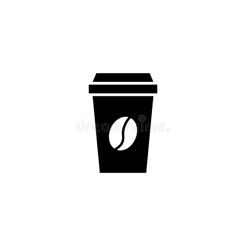 ícone de café minimalista moderno perfeito para aplicativos e sites ilustração stock