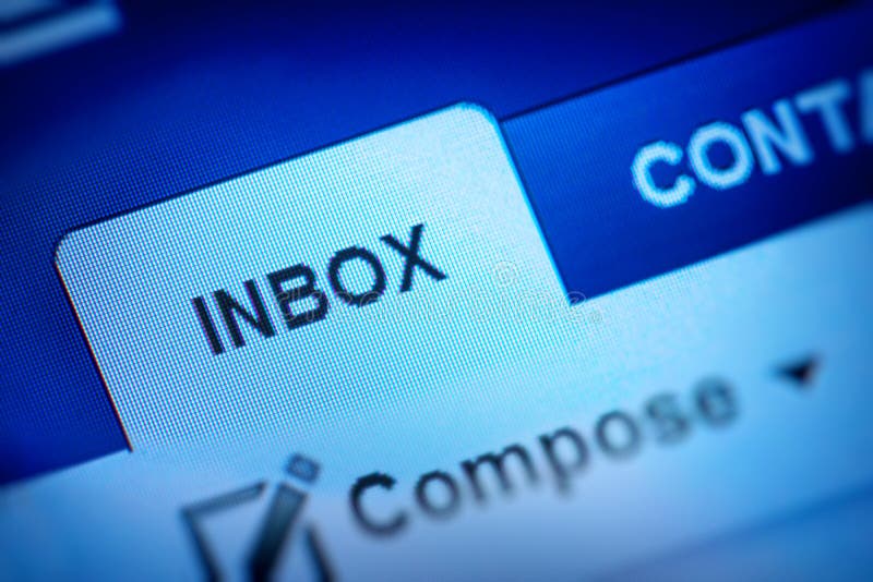Ícone de Inbox imagens de stock royalty free Ícone de Inbox imagens de stock royalty free