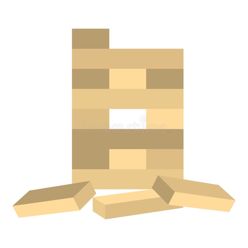 Ícone de Jenga no estilo dos desenhos animados no fundo branco Ilustração do vetor do estoque do símbolo dos jogos de mesa ilustração do vetor Ícone de Jenga no estilo dos desenhos animados no fundo branco Ilustração do vetor do estoque do símbolo dos jogos de mesa ilustração do vetor