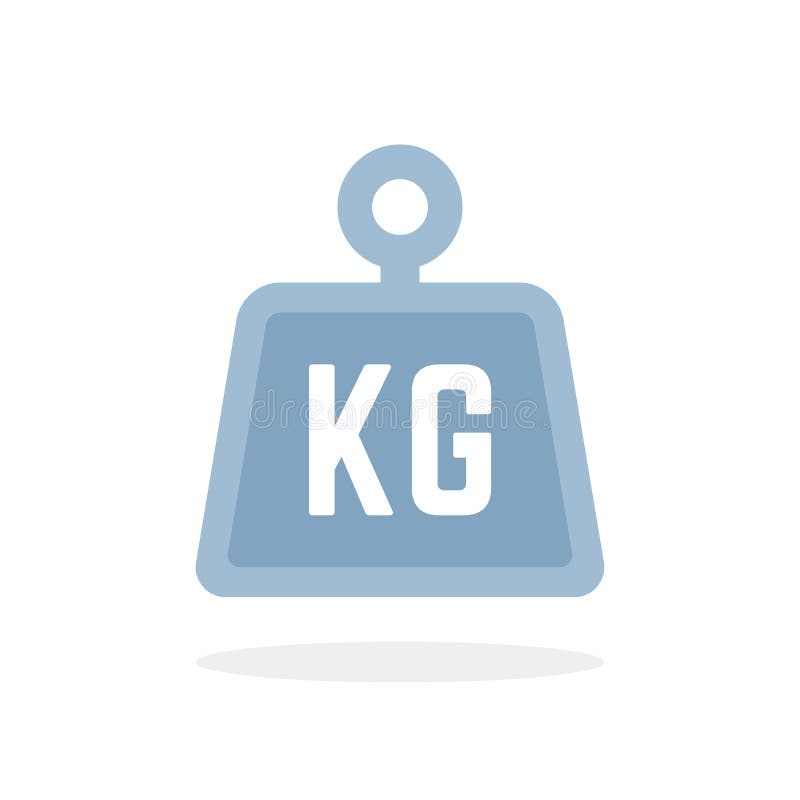 Blue kg icon isolated on white. concept of weight measure badge or kilo or kilogram icon. flat minimal trend modern logotype graphic simple design element. Blue kg icon isolated on white. concept of weight measure badge or kilo or kilogram icon. flat minimal trend modern logotype graphic simple design element