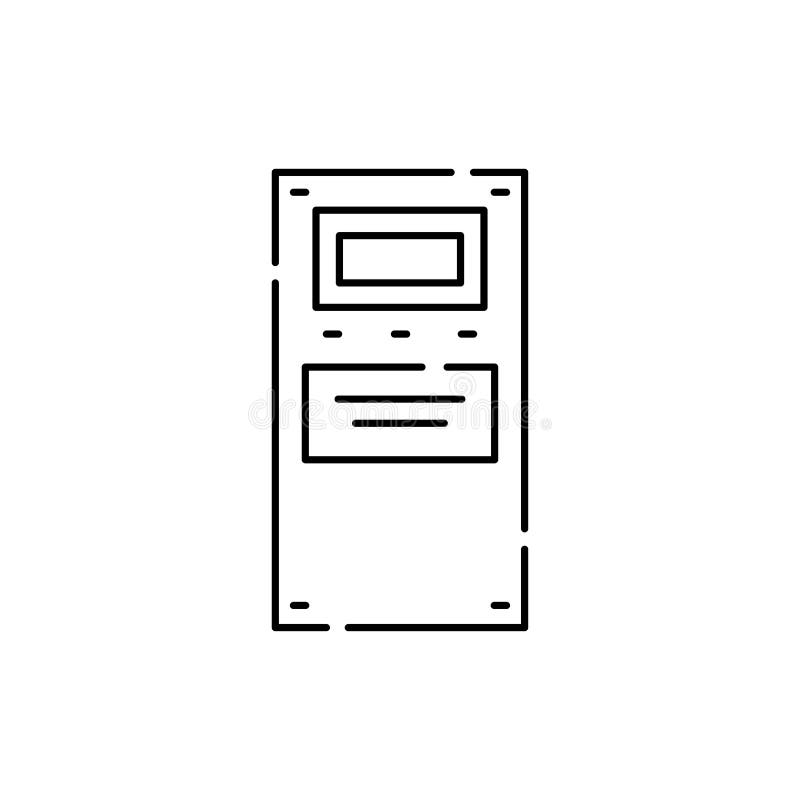 ícone de linha de cor do escudo. pictograma para o programa de aplicativo móvel de página da Web.