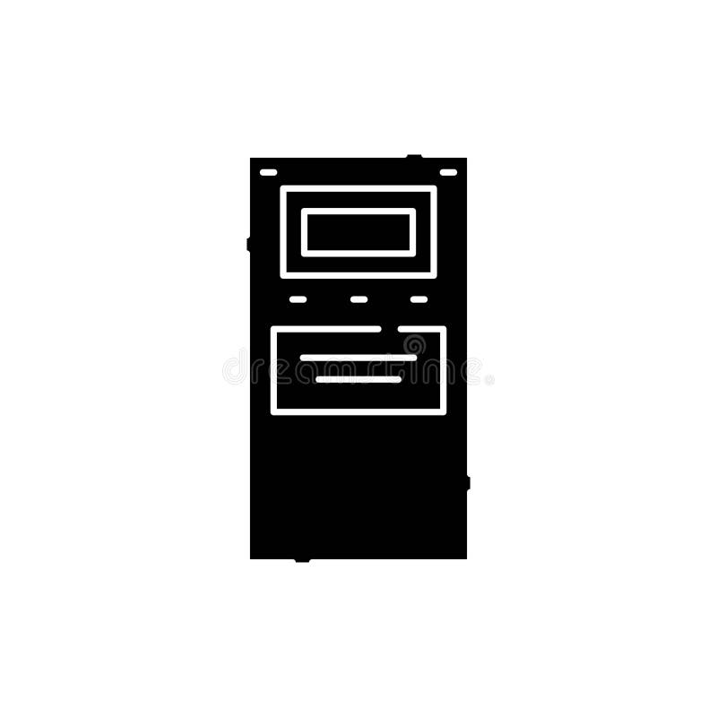 ícone de linha de cor do escudo. pictograma para o programa de aplicativo móvel de página da Web.