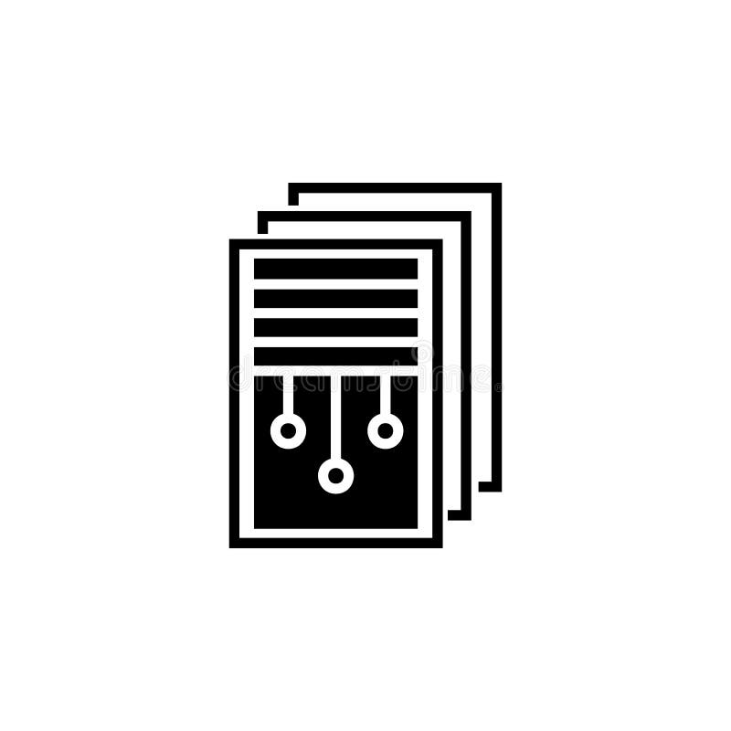 Ícone de original de Digitas Dados, informação ilustração royalty free