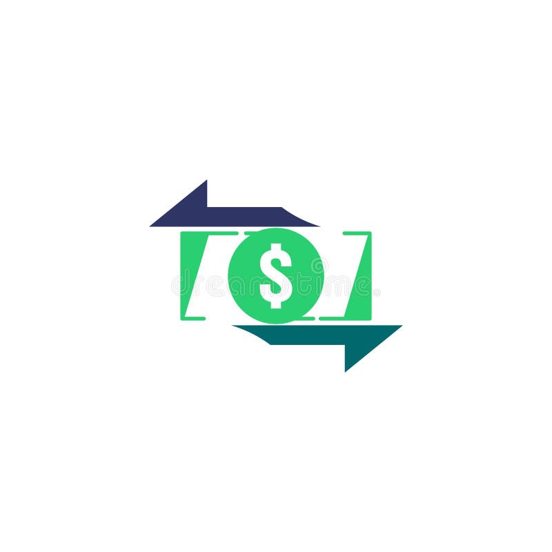 Ícone de transferência de dinheiro Sinal do contorno do estorno símbolo rápido da parte traseira do dinheiro do fundo A troca de ilustração do vetor Ícone de transferência de dinheiro Sinal do contorno do estorno símbolo rápido da parte traseira do dinheiro do fundo A troca de ilustração do vetor