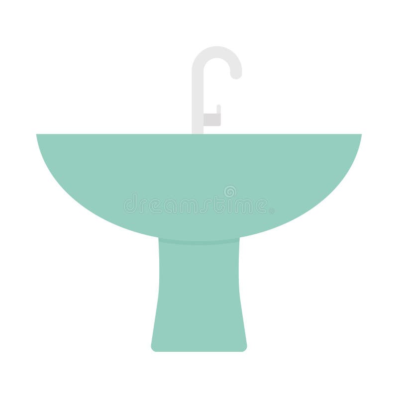 ícone de vetor plano de bacia que pode facilmente modificar ou editar ilustração stock