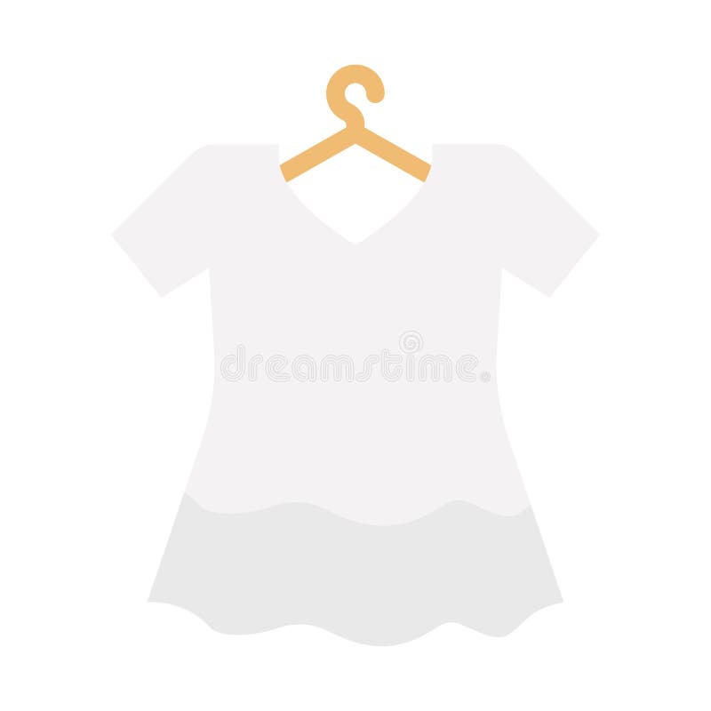 ícone de vetor plano de blusa que pode facilmente modificar ou editar ilustração royalty free