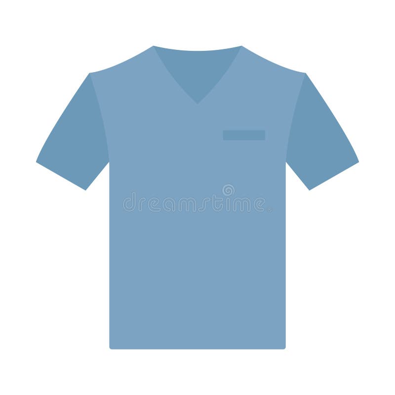 ícone de vetor plano de camisa que pode facilmente modificar ou editar ilustração royalty free