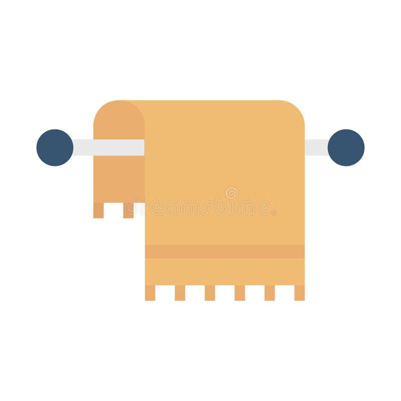 ícone de vetor plano do banheiro que pode facilmente modificar ou editar ilustração stock