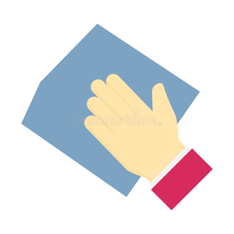 ícone de vetor plano de limpeza que pode modificar ou editar facilmente ilustração stock