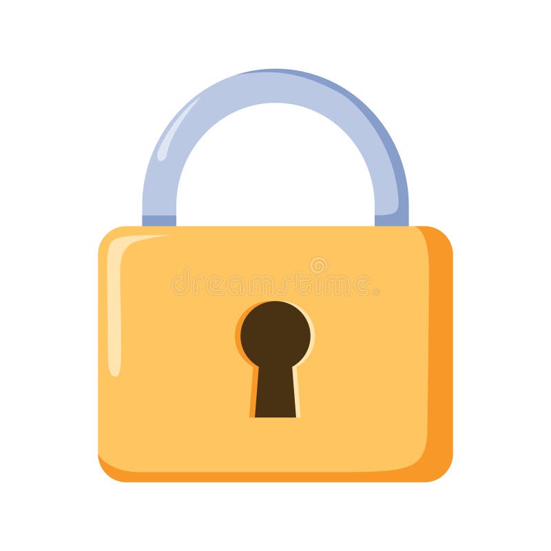 Ícone do cacifo, símbolo do cadeado do vetor Privacidade da ilustração do fechamento e ícone chaves da senha