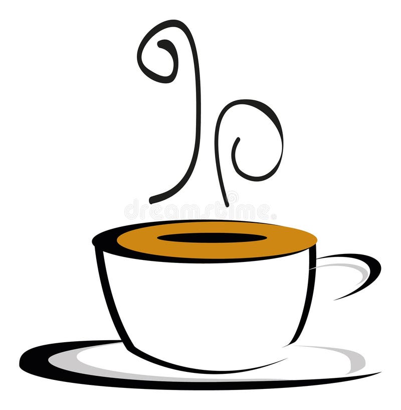 Ícone de café ilustração stock