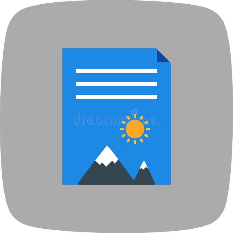 ícone do documento de ilustração para uso pessoal e comercial. ilustração do vetor