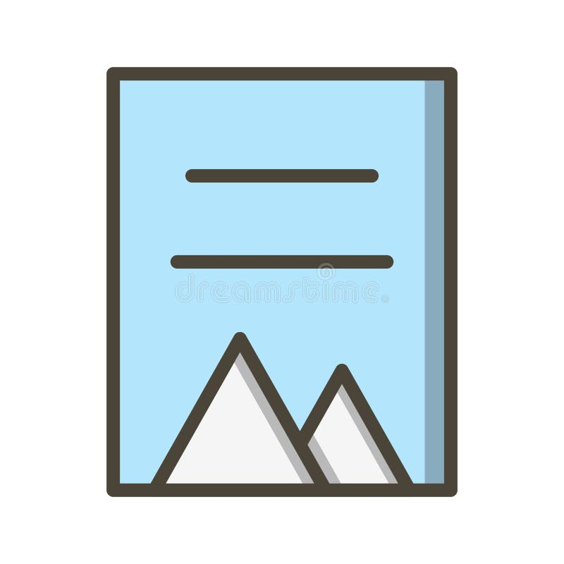 ícone do documento de ilustração para uso pessoal e comercial. ilustração royalty free