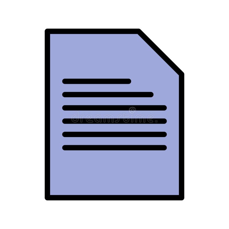 ícone do documento de ilustração para uso pessoal e comercial. ilustração do vetor