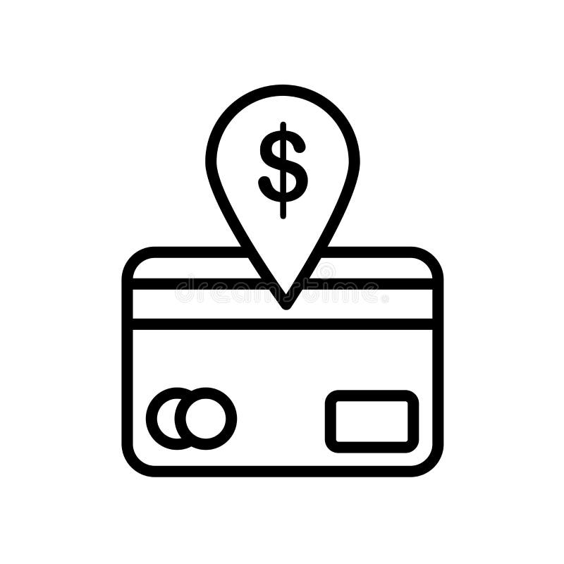 ícone do débito direto isolado no fundo branco ilustração do vetor ícone do débito direto isolado no fundo branco ilustração do vetor