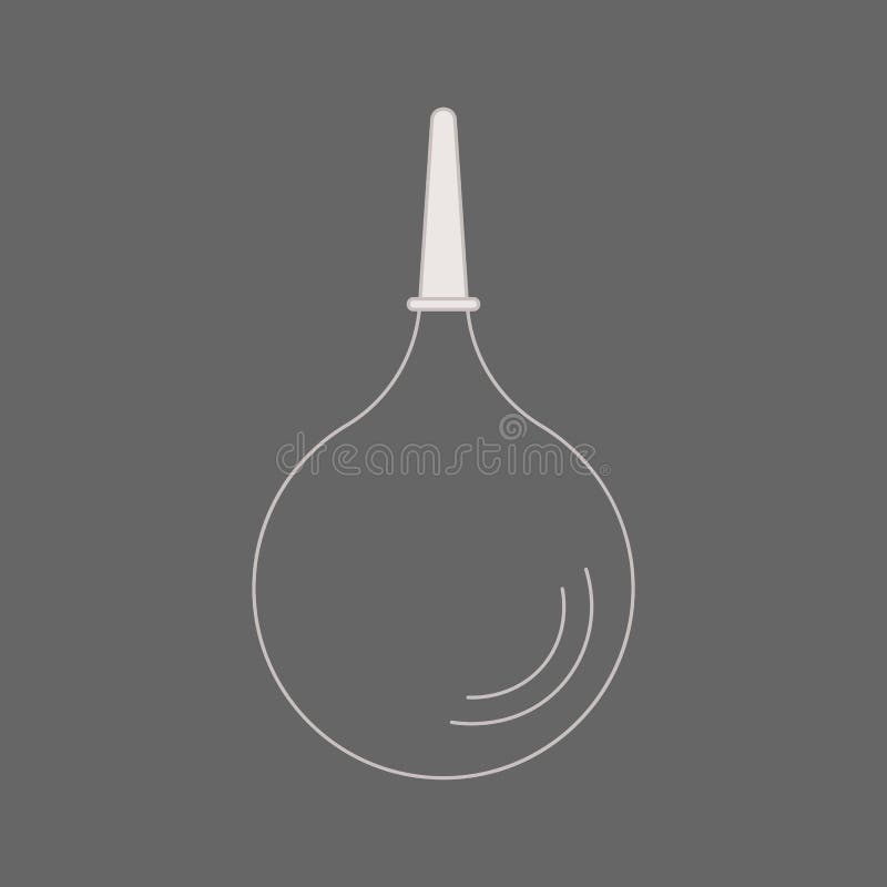 Ícone do enema Ícone liso na moda do enema do vetor no fundo da saúde e da coleção médica ilustração royalty free Ícone do enema Ícone liso na moda do enema do vetor no fundo da saúde e da coleção médica ilustração royalty free