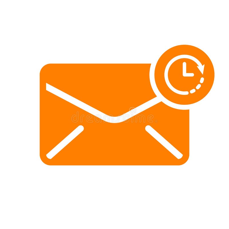 Ícone do envelope, ícone dos multimédios com sinal do pulso de disparo Ícone do envelope e contagem regressiva, fim do prazo, pro ilustração do vetor Ícone do envelope, ícone dos multimédios com sinal do pulso de disparo Ícone do envelope e contagem regressiva, fim do prazo, pro ilustração do vetor