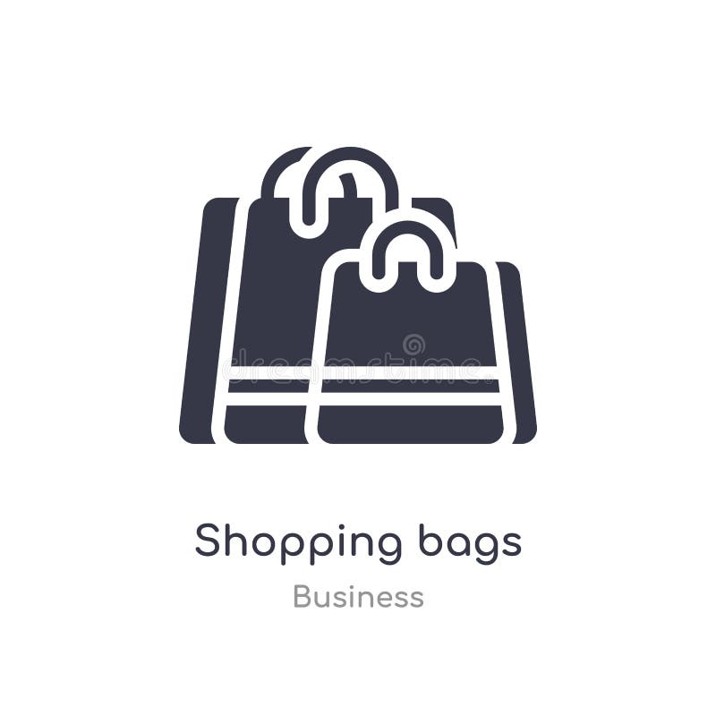 ícone do esboço dos sacos de compras linha isolada ilustra??o do vetor da cole??o do neg?cio ícone fino editável dos sacos de com ilustração do vetor ícone do esboço dos sacos de compras linha isolada ilustra??o do vetor da cole??o do neg?cio ícone fino editável dos sacos de com ilustração do vetor