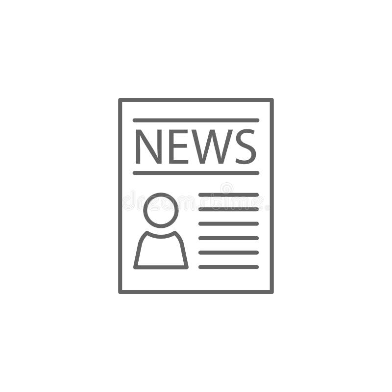 Ícone do esboço do jornal de justiça Elementos da linha ícone da ilustração da lei Os sinais, os símbolos e s podem ser usados pa ilustração do vetor Ícone do esboço do jornal de justiça Elementos da linha ícone da ilustração da lei Os sinais, os símbolos e s podem ser usados pa ilustração do vetor