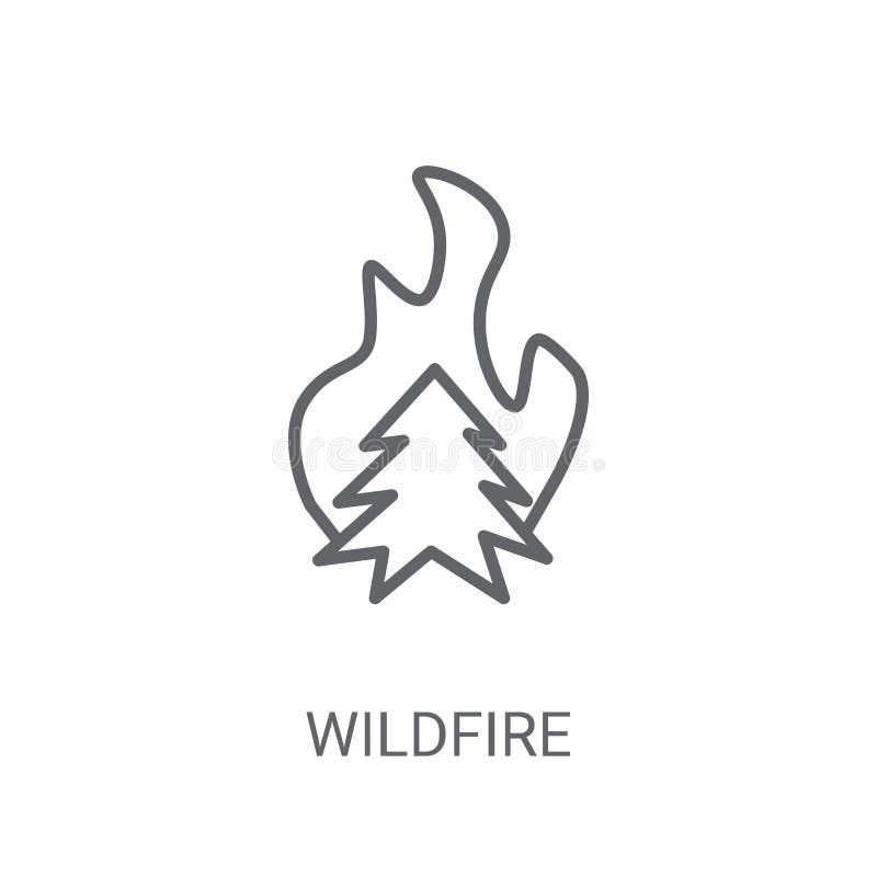 ícone do incêndio violento Conceito na moda do logotipo do incêndio violento no fundo branco ilustração do vetor ícone do incêndio violento Conceito na moda do logotipo do incêndio violento no fundo branco ilustração do vetor