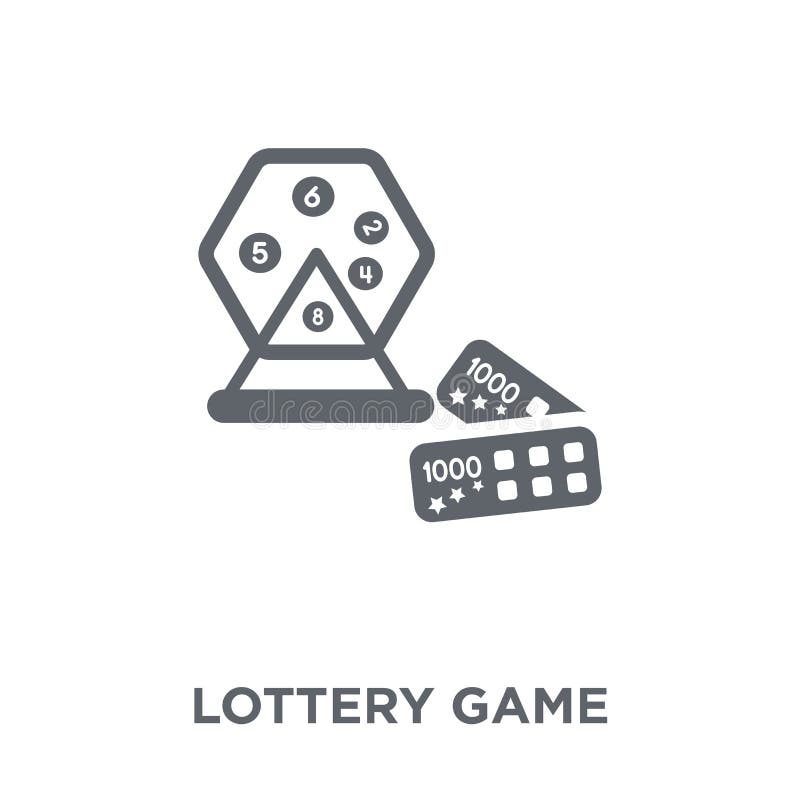 Ícone do jogo da loteria da coleção da arcada ilustração royalty free Ícone do jogo da loteria da coleção da arcada ilustração royalty free