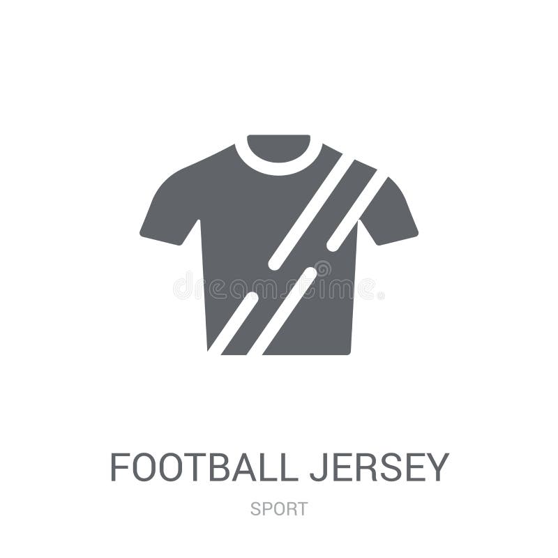 Ícone do jérsei do futebol ilustração royalty free Ícone do jérsei do futebol ilustração royalty free