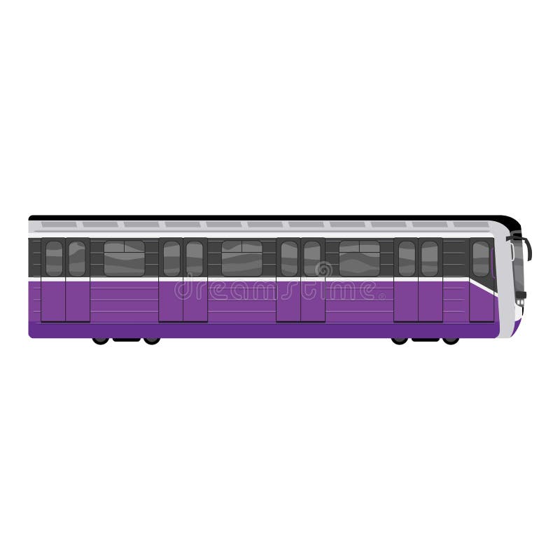 Ícone do metro, estilo dos desenhos animados ilustração royalty free Ícone do metro, estilo dos desenhos animados ilustração royalty free