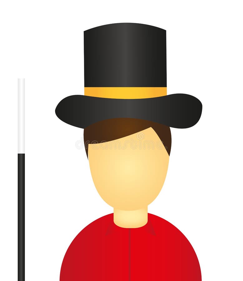 Ícone do mágico ilustração royalty free