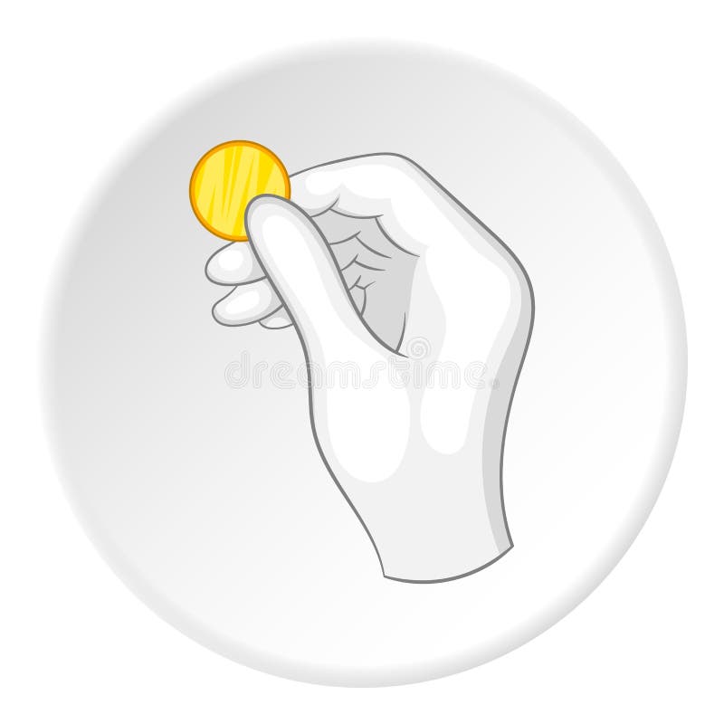 Ícone do mágico, estilo liso ilustração stock