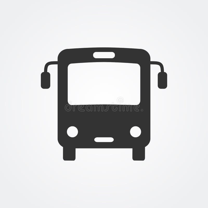 Ícone do ônibus ilustração stock Ícone do ônibus ilustração stock