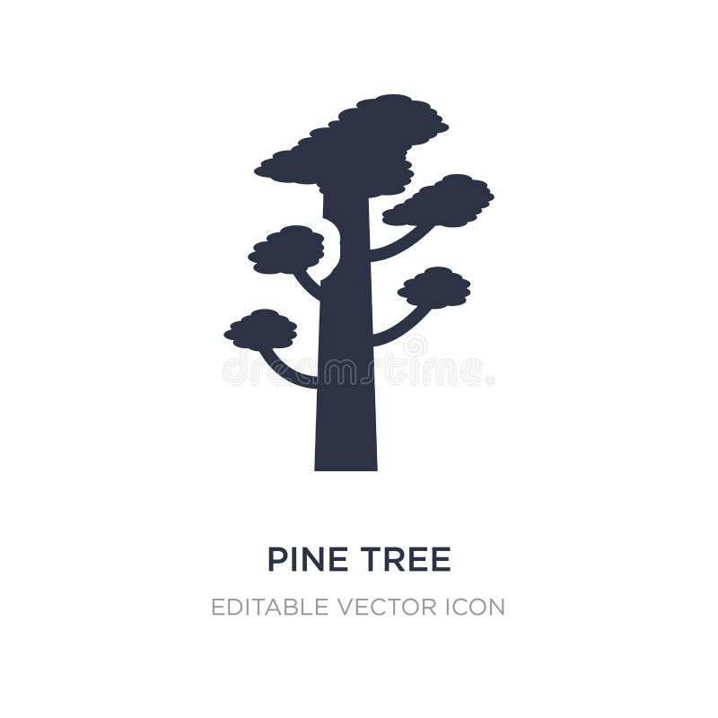 pine tree icon on white background. Simple element illustration from Nature concept. pine tree icon symbol design. pine tree icon on white background. Simple element illustration from Nature concept. pine tree icon symbol design