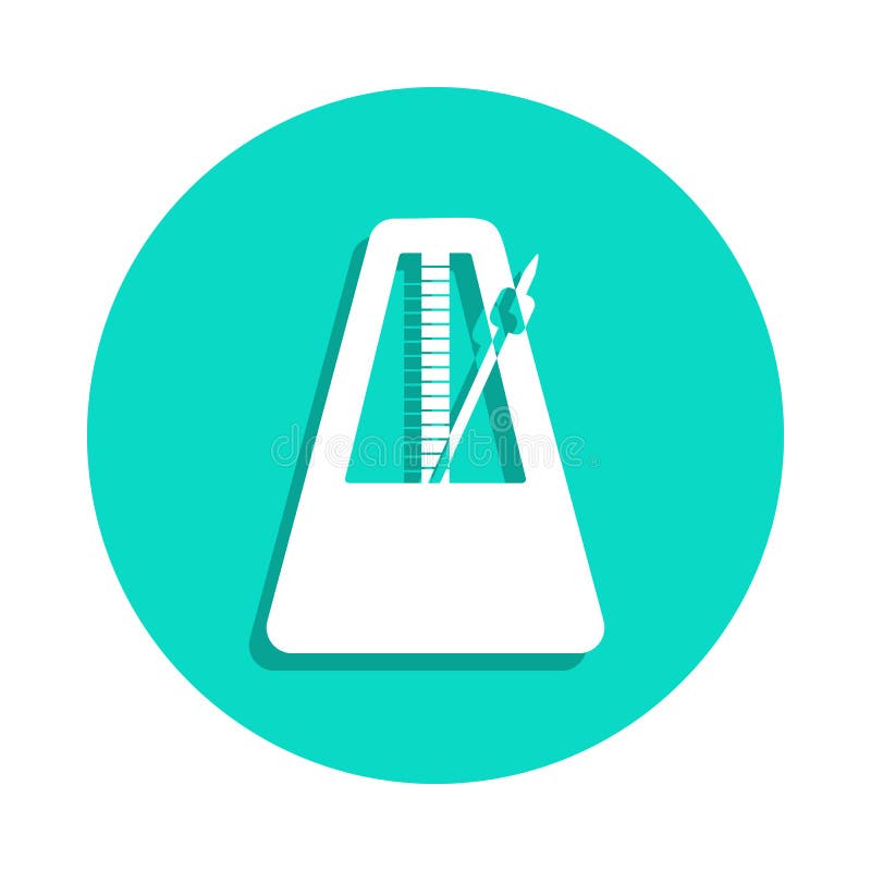 ícone do pêndulo no estilo do crachá Um do ícone da coleção dos instrumentos de música pode ser usado para UI, UX ilustração do vetor ícone do pêndulo no estilo do crachá Um do ícone da coleção dos instrumentos de música pode ser usado para UI, UX ilustração do vetor