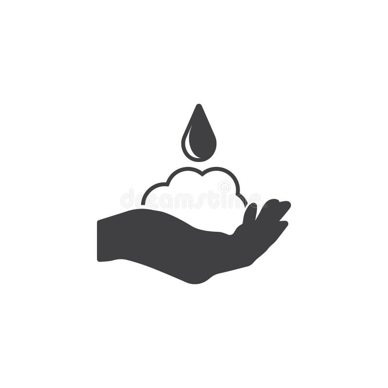 Ícone de sabonete sobre fundo branco ilustração stock