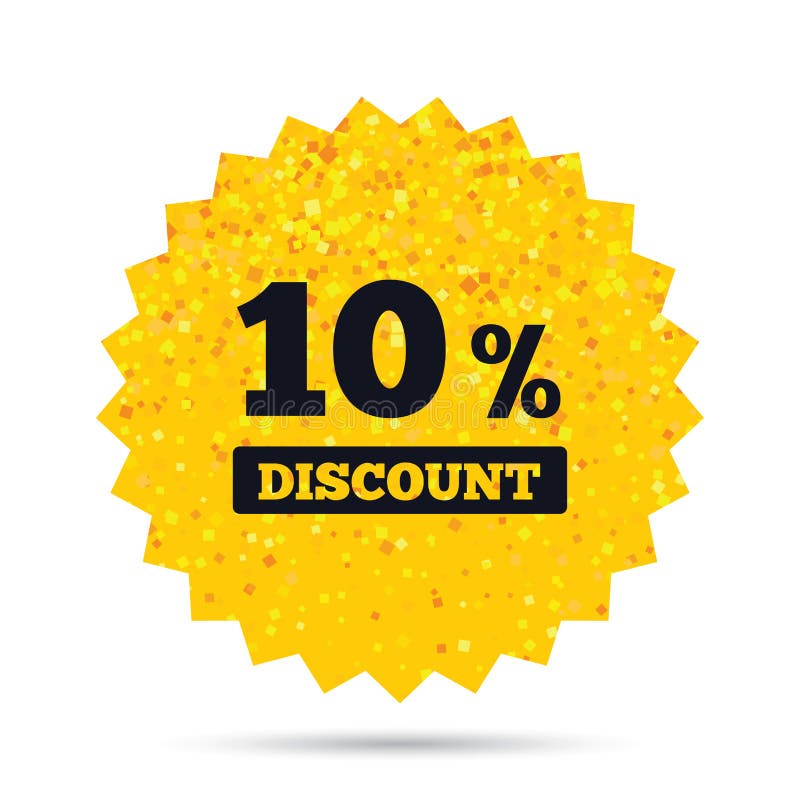 ícone do sinal de um disconto de 10 por cento Símbolo da venda ilustração royalty free ícone do sinal de um disconto de 10 por cento Símbolo da venda ilustração royalty free