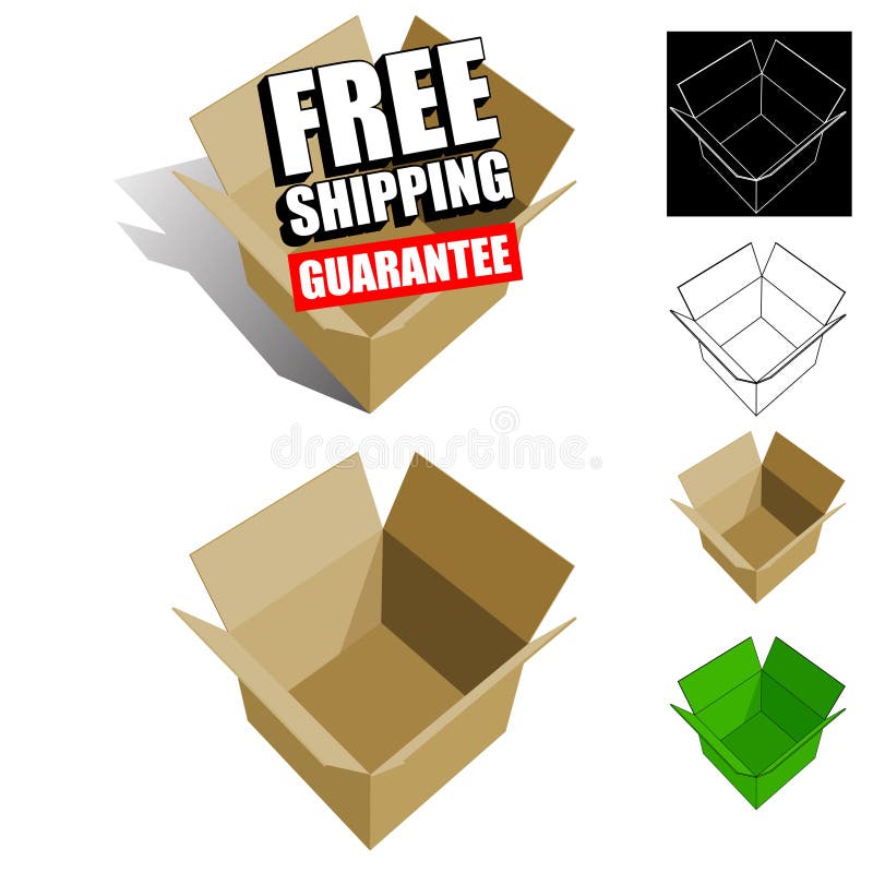 Shipping icon in different isolated , Vector Art. Shipping icon in different isolated , Vector Art