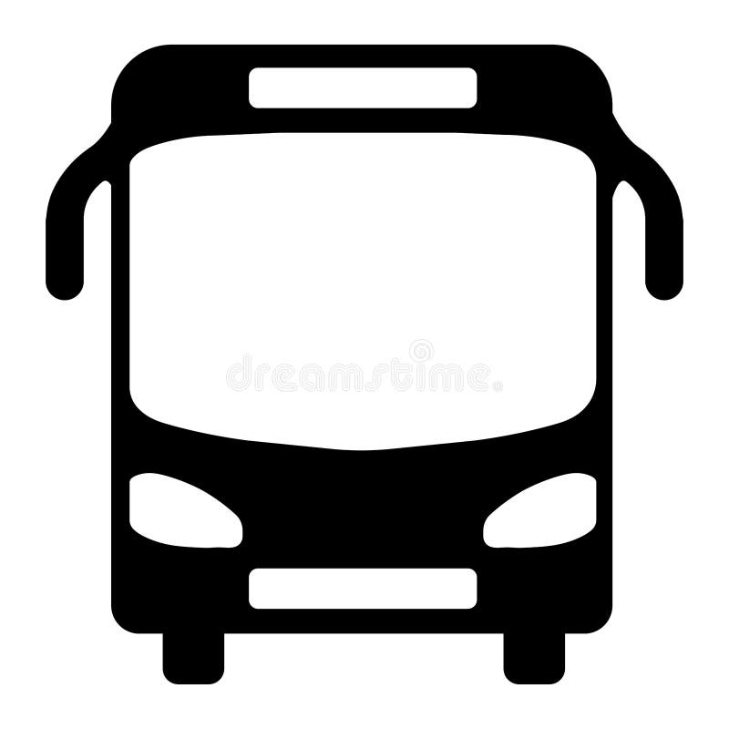 Ícone do ônibus ilustração royalty free Ícone do ônibus ilustração royalty free